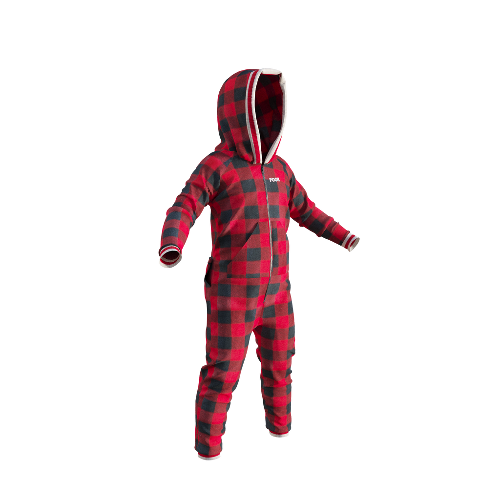 Pook Kids Unisex Onesie Red