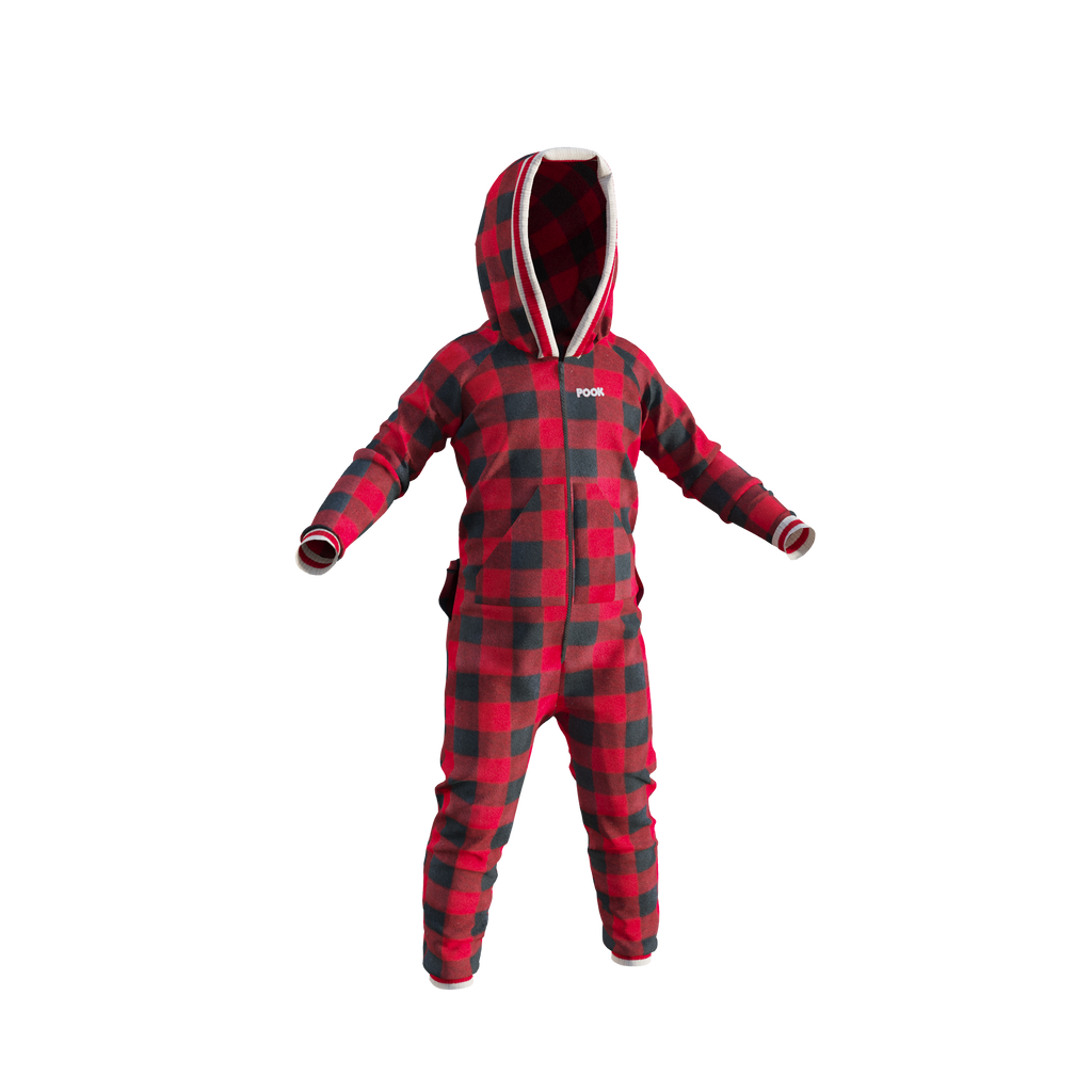 Pook Kids Unisex Onesie Red