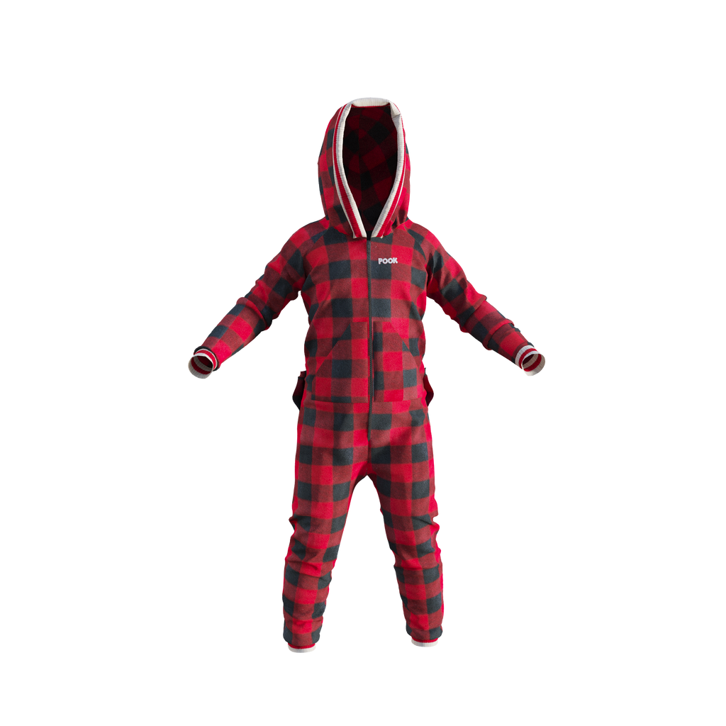 Pook Kids Unisex Onesie Red