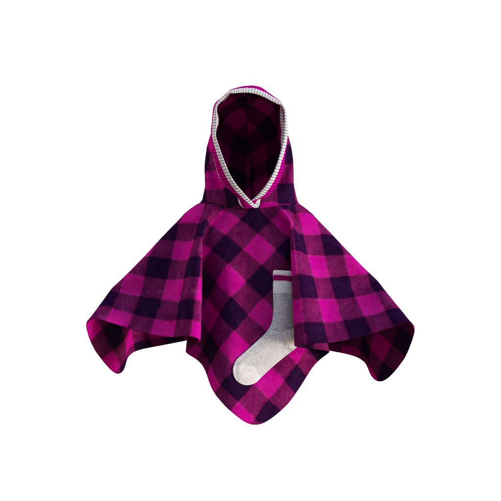 Pook Kids Pookie Poncho Pink