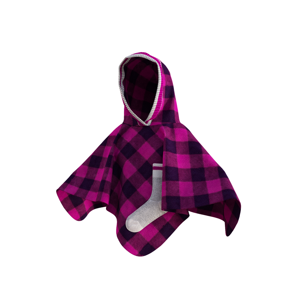 Pook Kids Pookie Poncho Pink