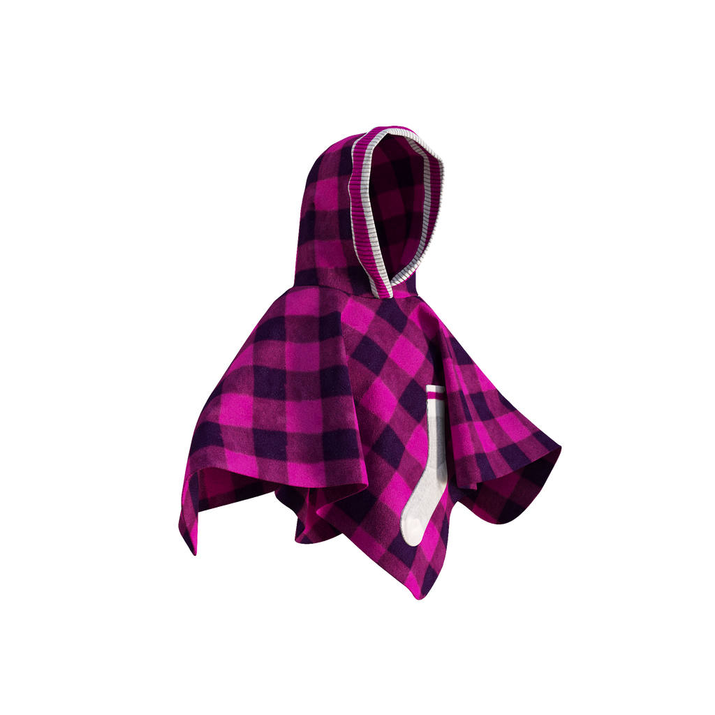 Pook Kids Pookie Poncho Pink