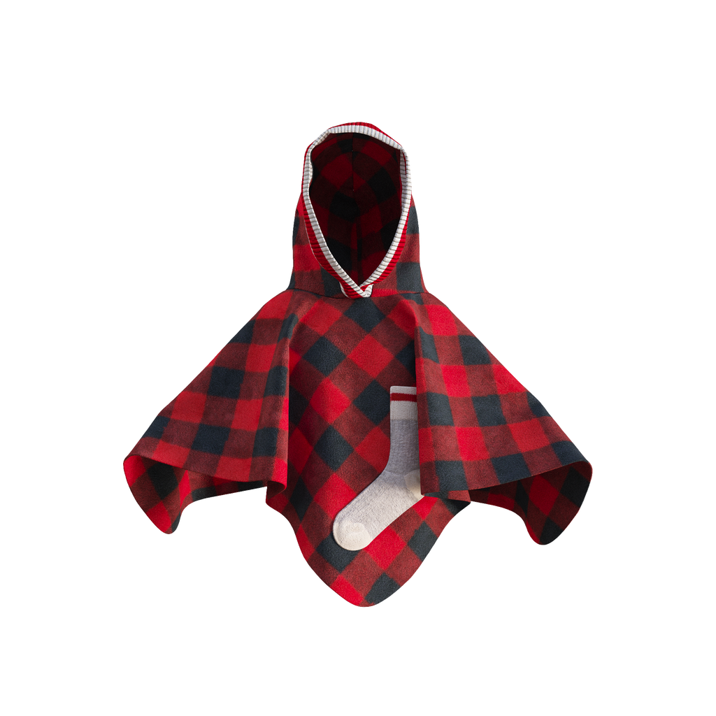 Pook Kids Pookie Poncho Red