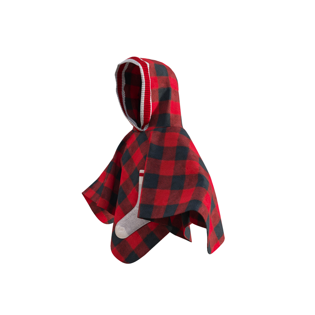 Pook Kids Pookie Poncho Red