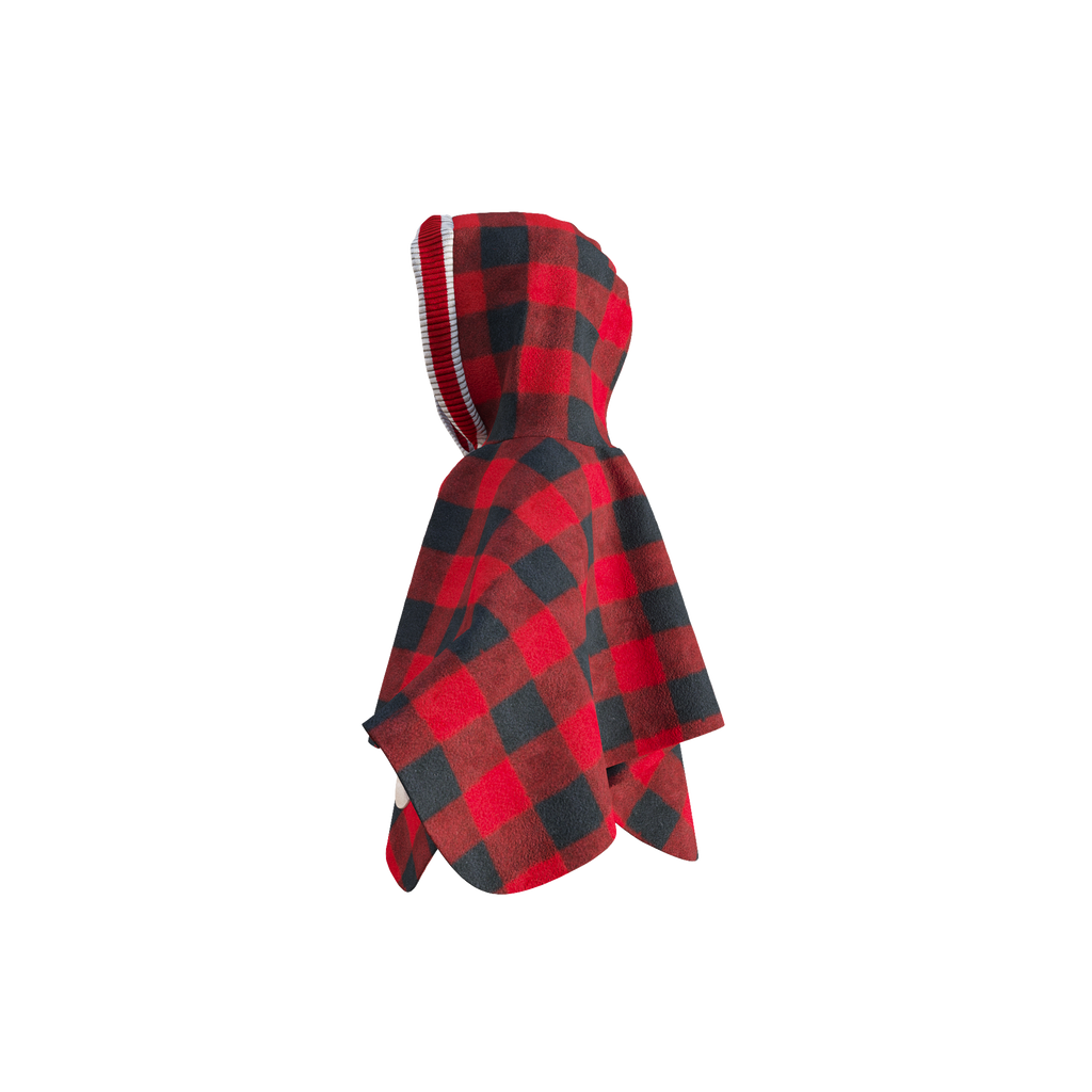 Pook Kids Pookie Poncho Red