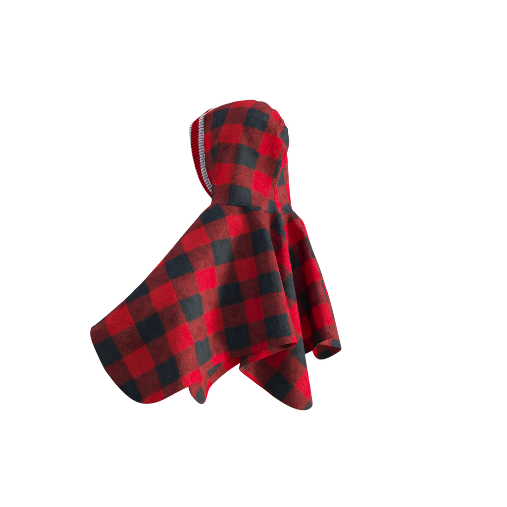 Pook Kids Pookie Poncho Red