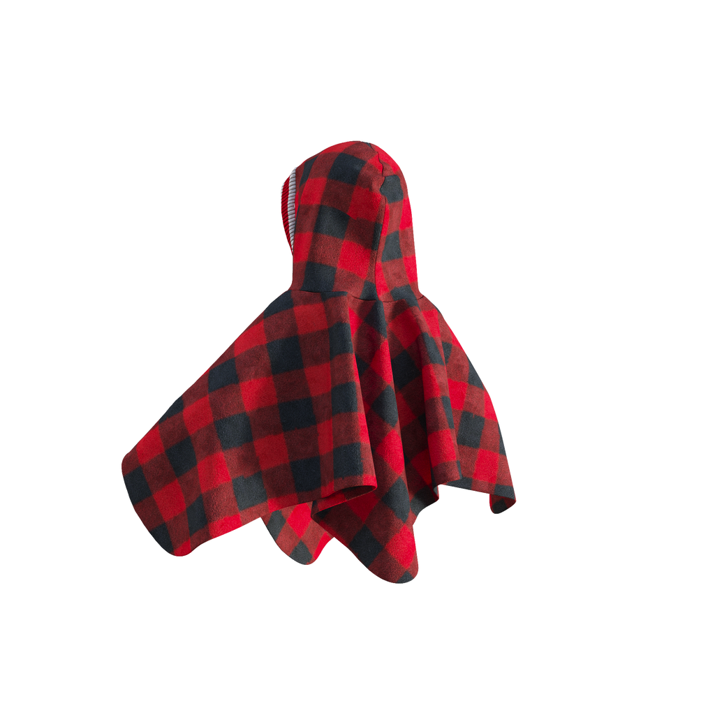 Pook Kids Pookie Poncho Red