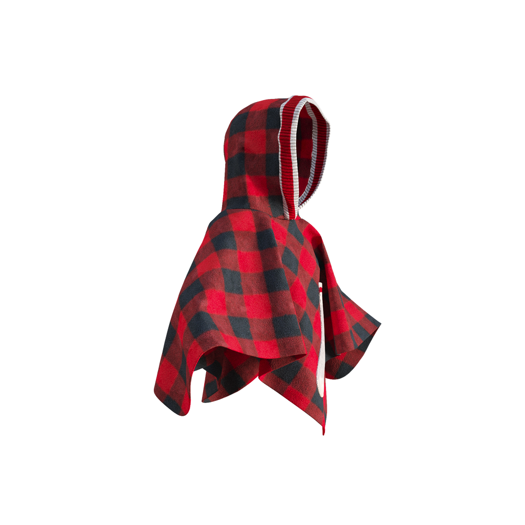 Pook Kids Pookie Poncho Red
