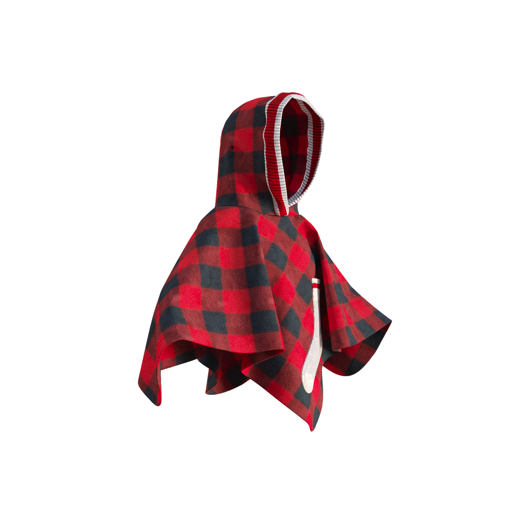 Pook Kids Pookie Poncho Red