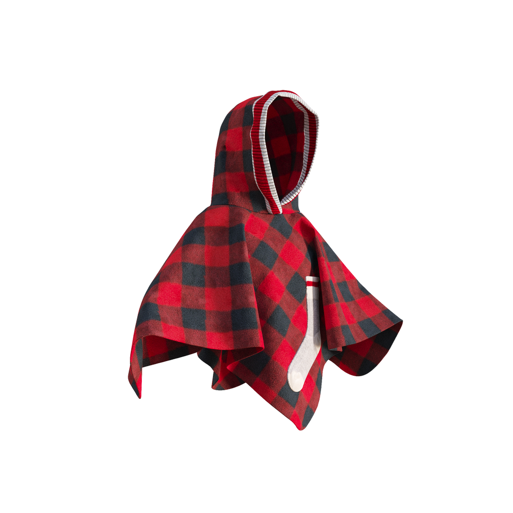Pook Kids Pookie Poncho Red