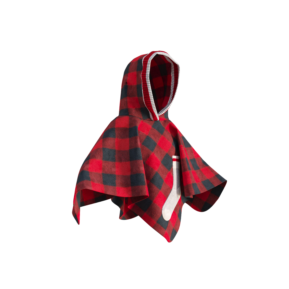 Pook Kids Pookie Poncho Red