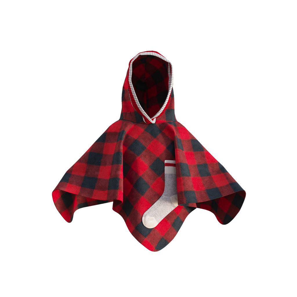 Pook Kids Pookie Poncho Red