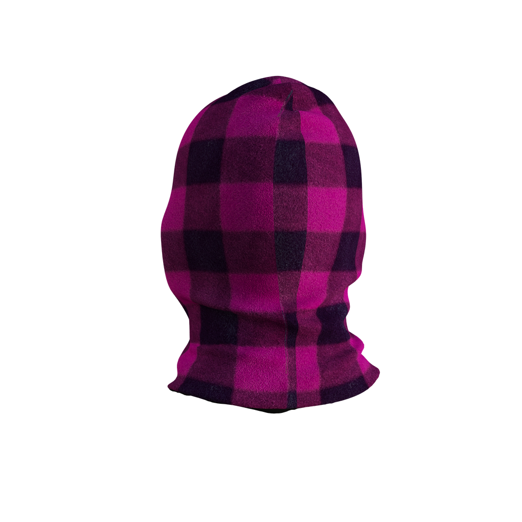Pook Unisex Ninja Pink Plaid Balaclava