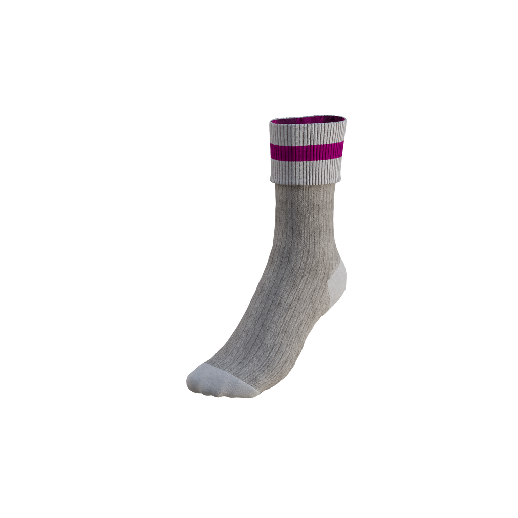 Pook Unisex Super Socks Pink Plaid