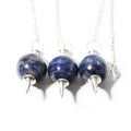 Sodalite Ball and Point Pendulum - 3 Pack