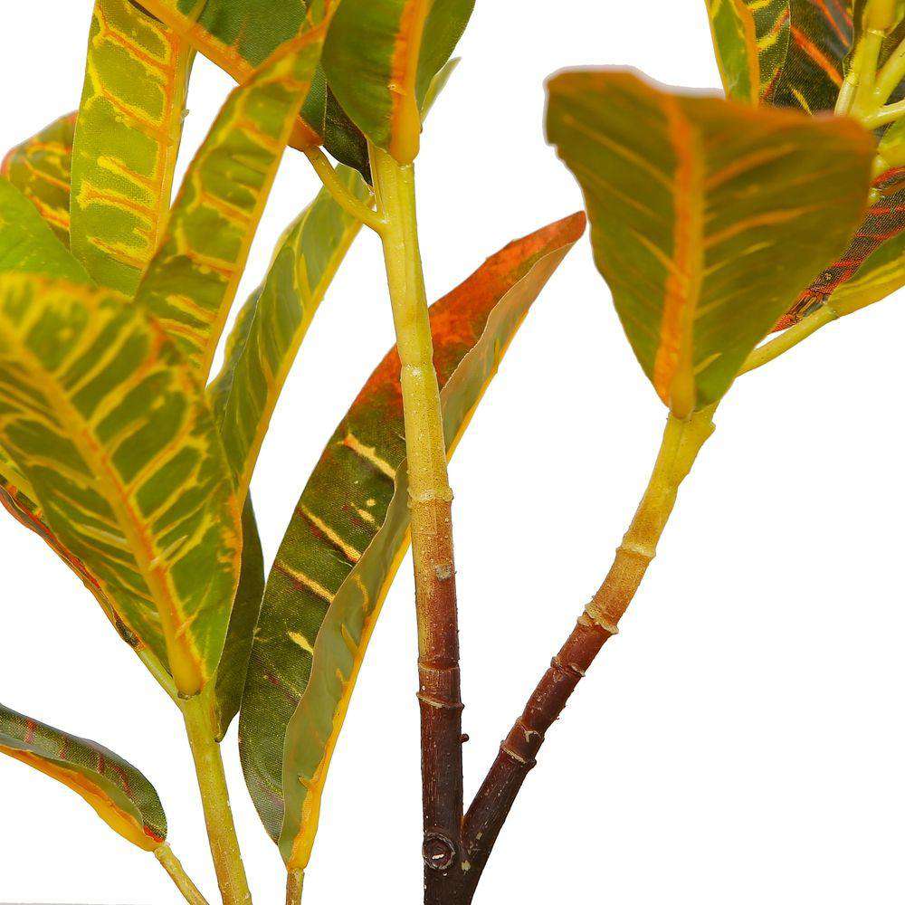 Pinto Artificial Crotons Potted Plant 22"