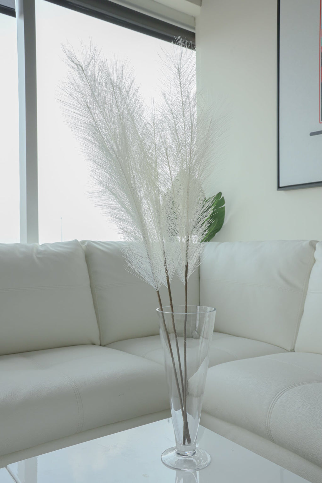 Artificial Pampas Grass Arrangement Ivory (2 Sizes)