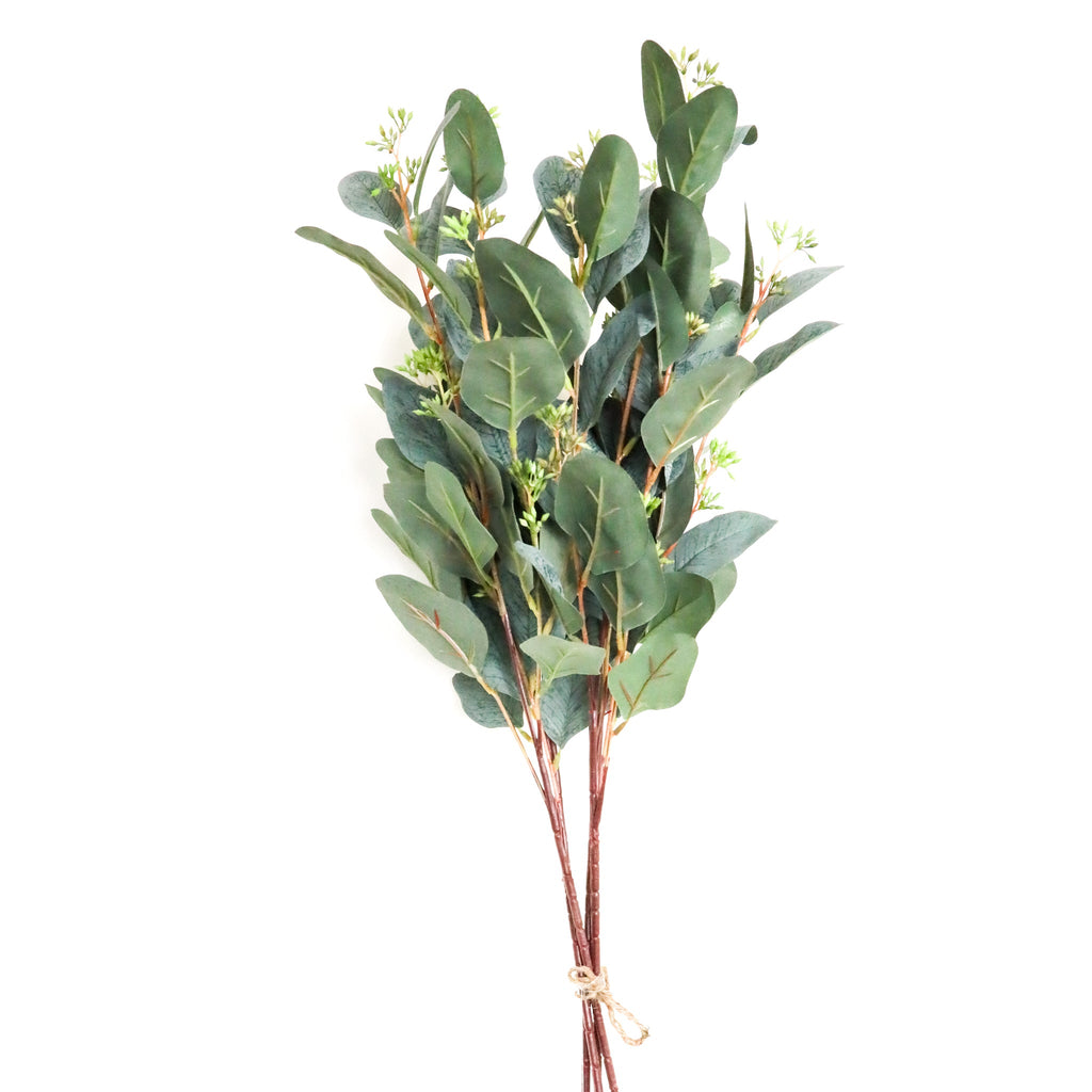 Faris Faux Eucalyptus Bouquet 33.5'' X 14'' (Set Of 4)