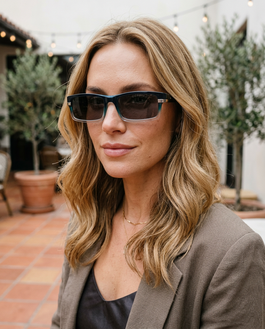 Boléro Rennic — Rechteckige Lesebrille mit UV-Schutz