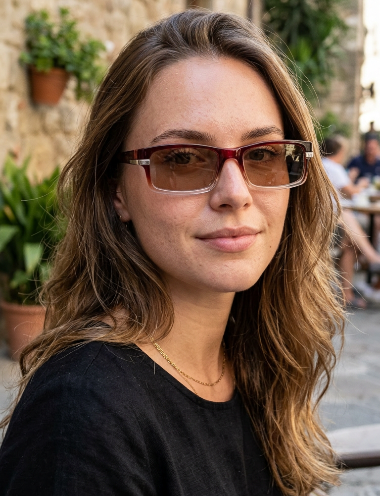 Boléro Rennic — Rechteckige Lesebrille mit UV-Schutz
