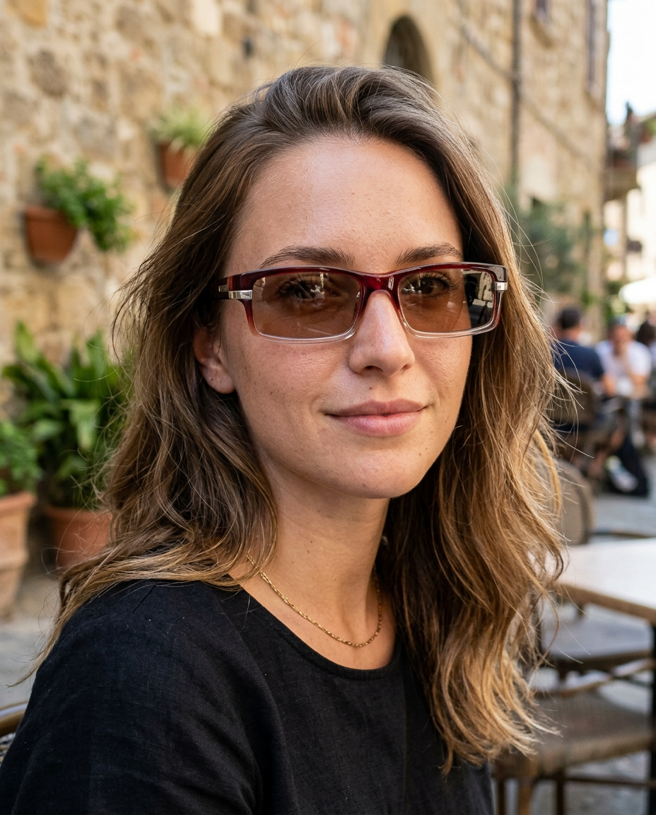 Boléro Rennic — Rechteckige Lesebrille mit UV-Schutz