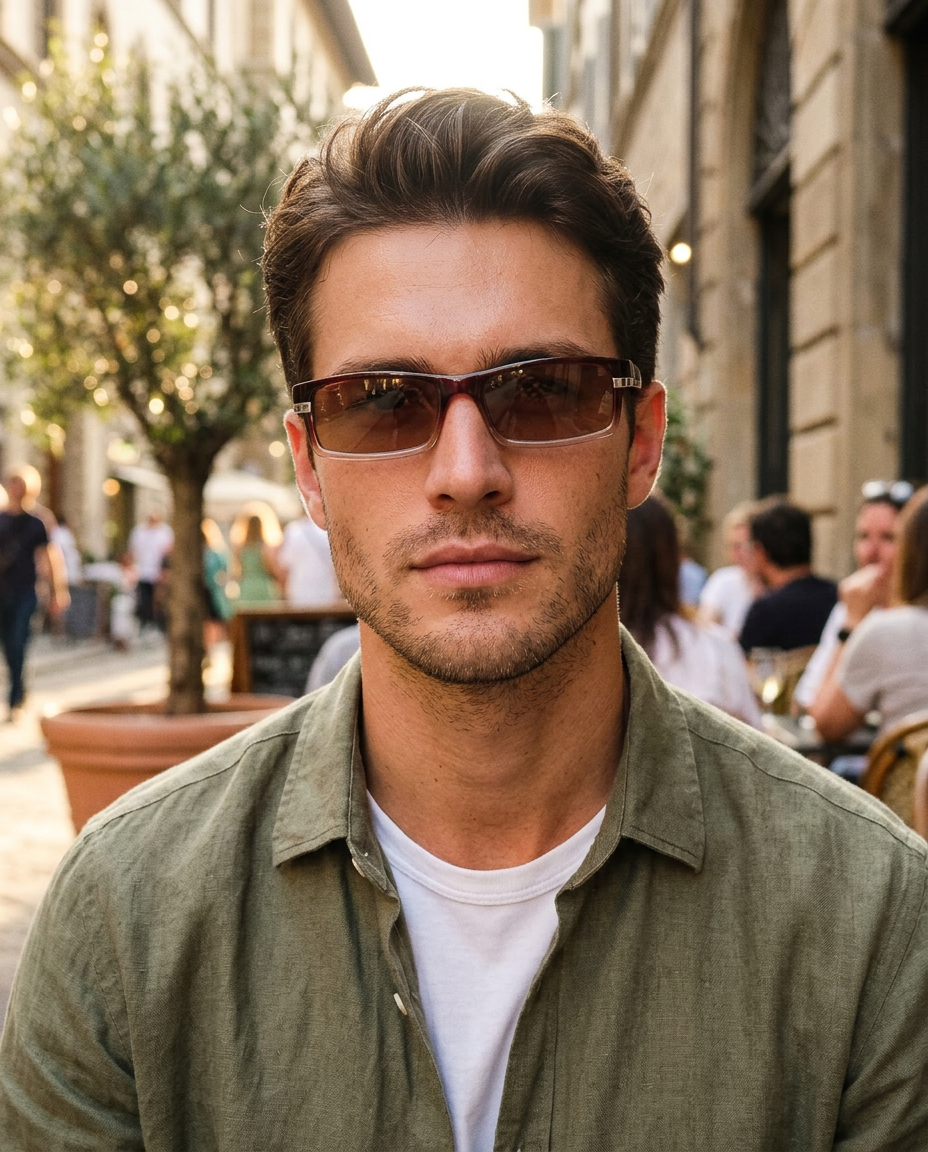 Boléro Rennic — Rechteckige Lesebrille mit UV-Schutz