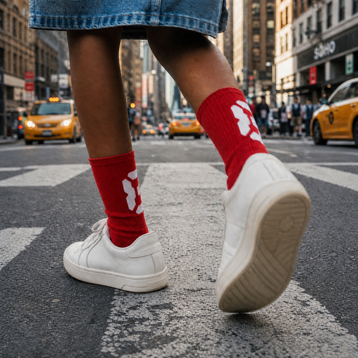 CREW-SOCKEN - ROT
