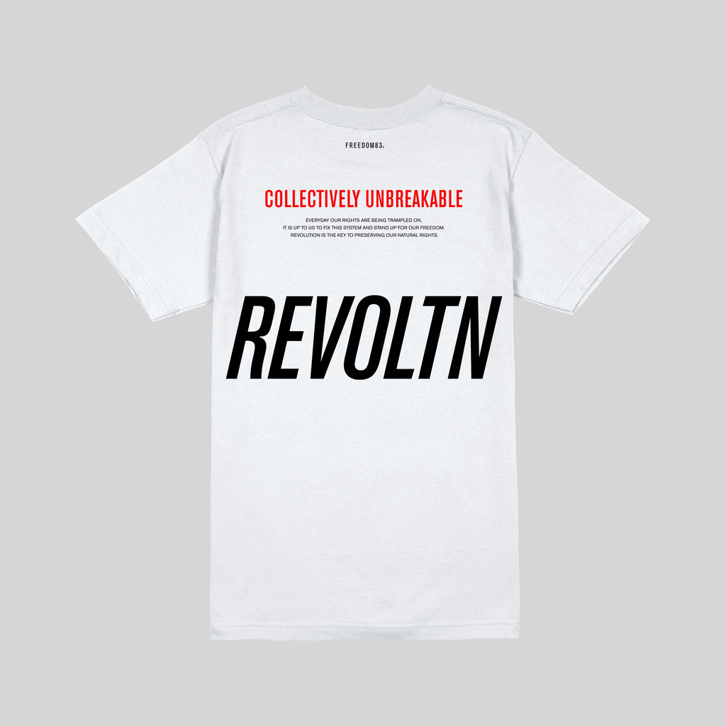 REVOLUTION T-SHIRT - WEISS