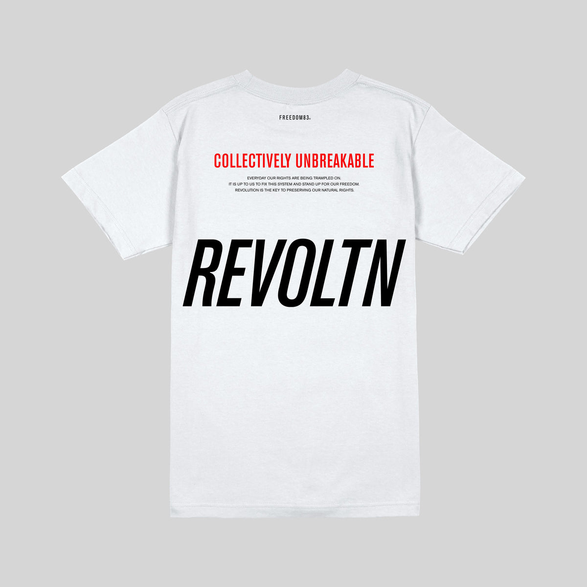 REVOLUTION T-SHIRT - WEISS