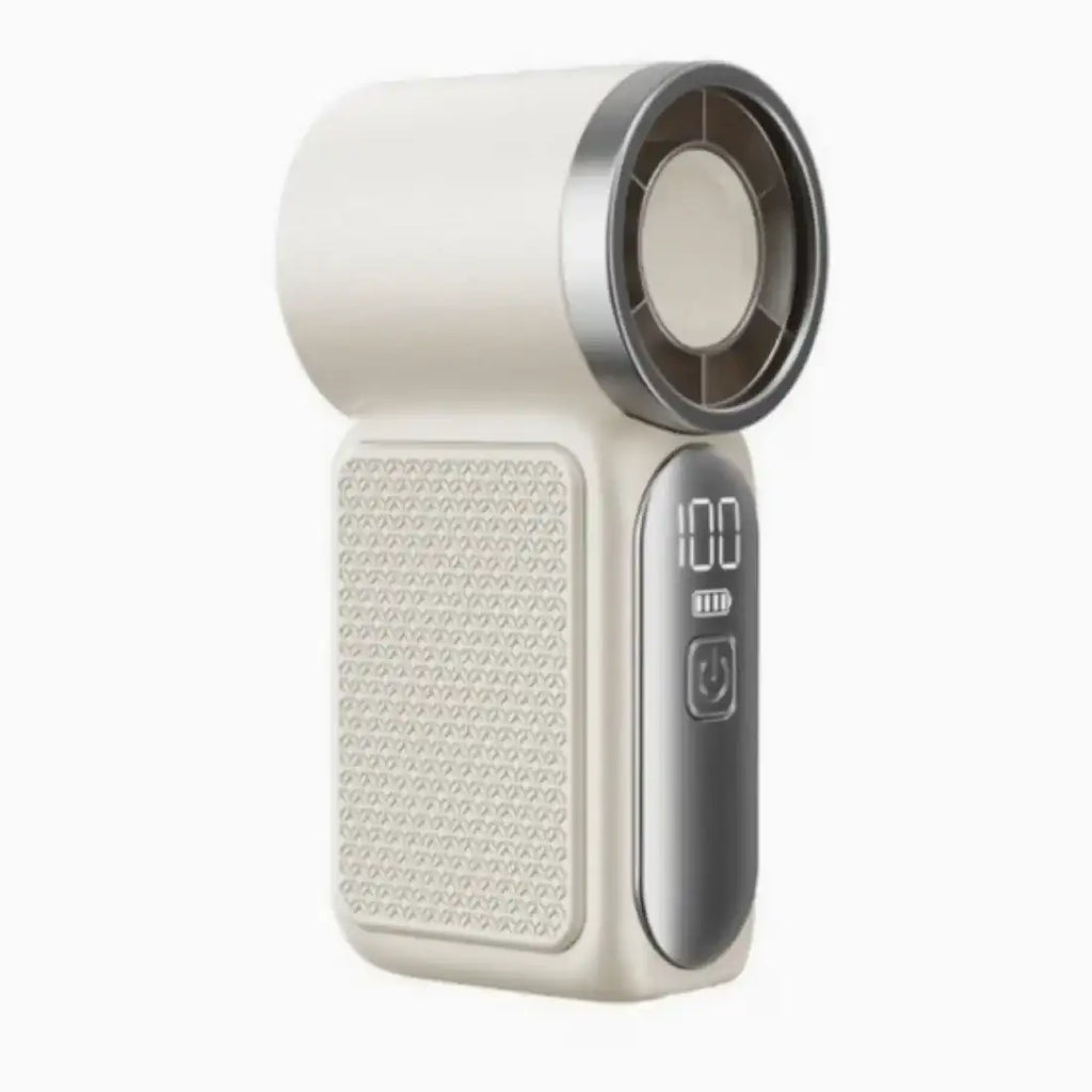 2026 New 100-Speed Mini Handheld Fan, High-Speed Turbo Blower, USB Rechargeable, Long-Lasting Portable Outdoor Cooling Fan