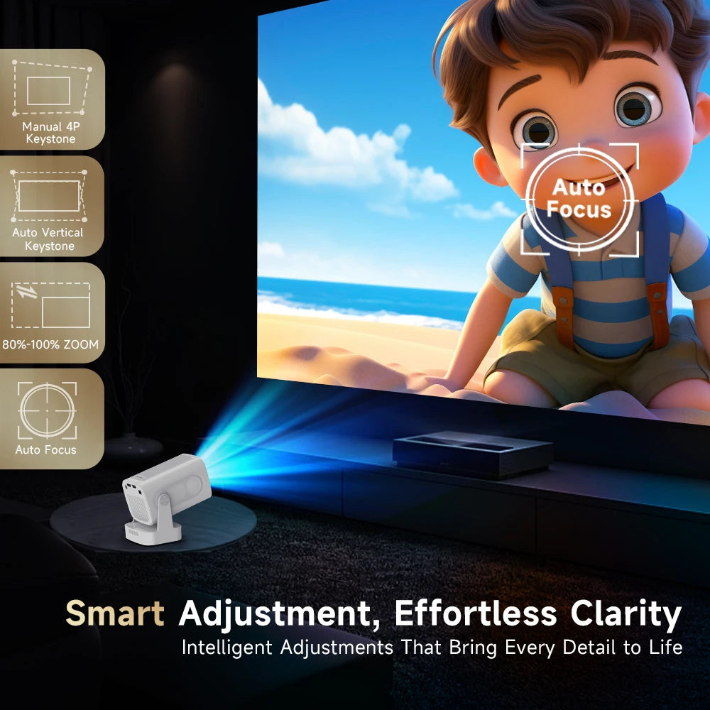 Projecteur Magcubic HY310 – Natif 1080P, 4K, Mise au point automatique, Android 11