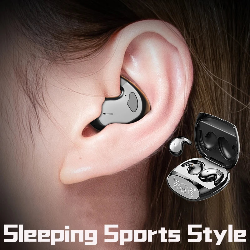 Ultra-Thin Sleep Bluetooth Headphones – Invisible In-Ear, BT5.3