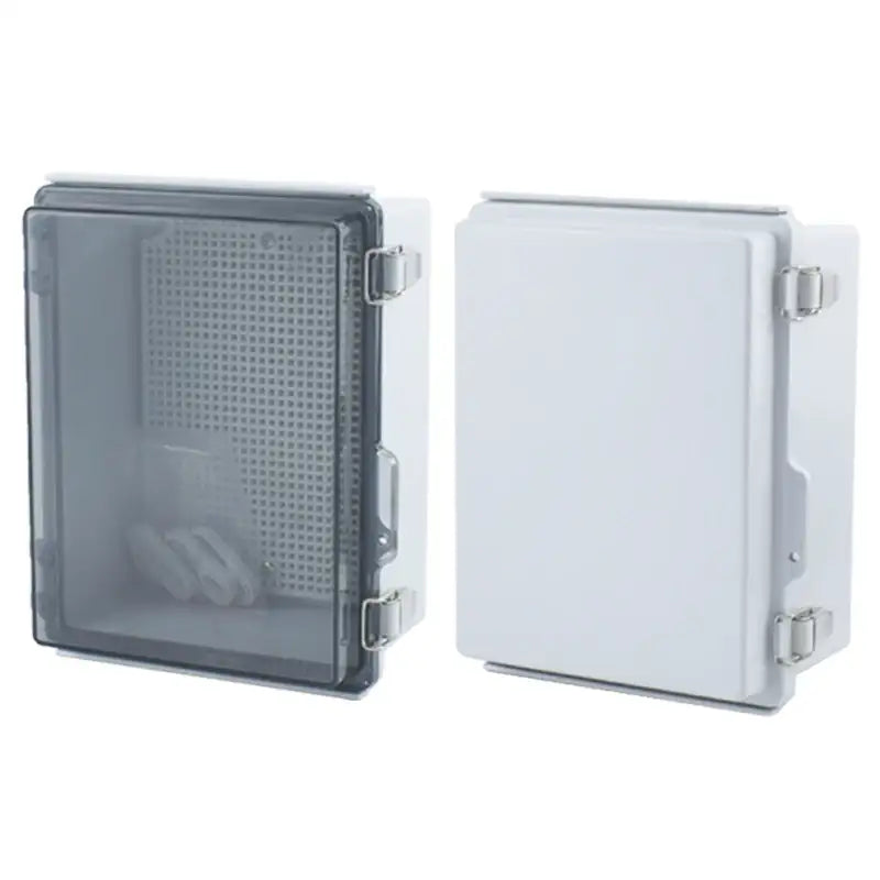 Boîtier de jonction étanche IP67 avec couvercle transparent, en plastique ABS, pour distribution électrique extérieure, boîtier d'instrument électronique
