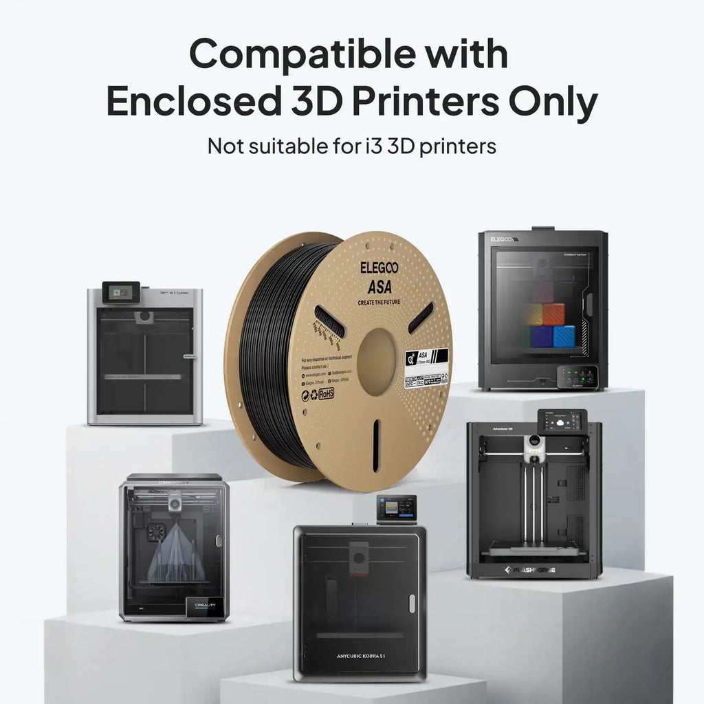 Filamento para impresora 3D de fibra de carbono ASA 1.75mm, 1kg/5kg
