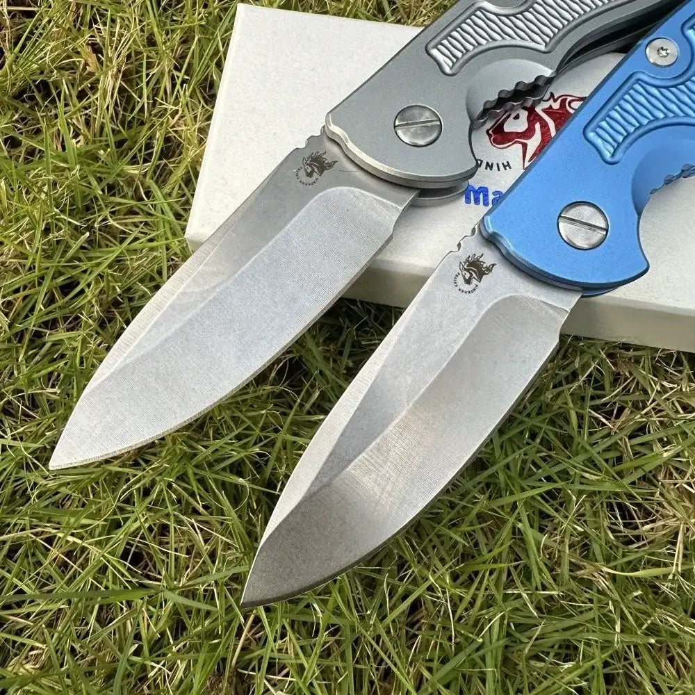 Hinderer XM18 multifunktionales Klapp-Taschenmesser, D2-Stahlklinge, T6-Aluminiumgriff, Outdoor-Camping- und Schneidemesser, Rettungswerkzeug