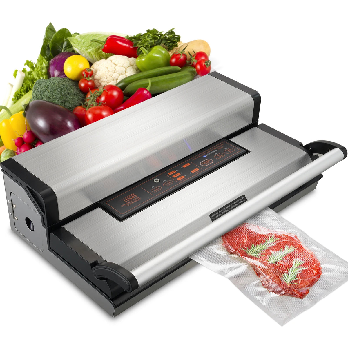 SucceBuy Machine Sous Vide – Emballage Alimentaire Automatique, Rouleau de Sacs