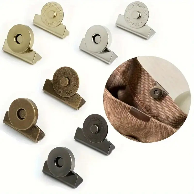 Boucle magnétique 8 pièces pour accessoires de sac, bouton-pression invisible sans couture pour sac 2030