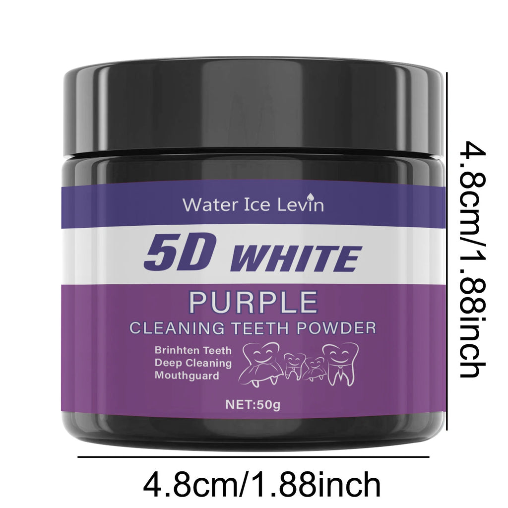 Purple Teeth Cleaning Powder - Sulfate-Free, Deep Cleaning and