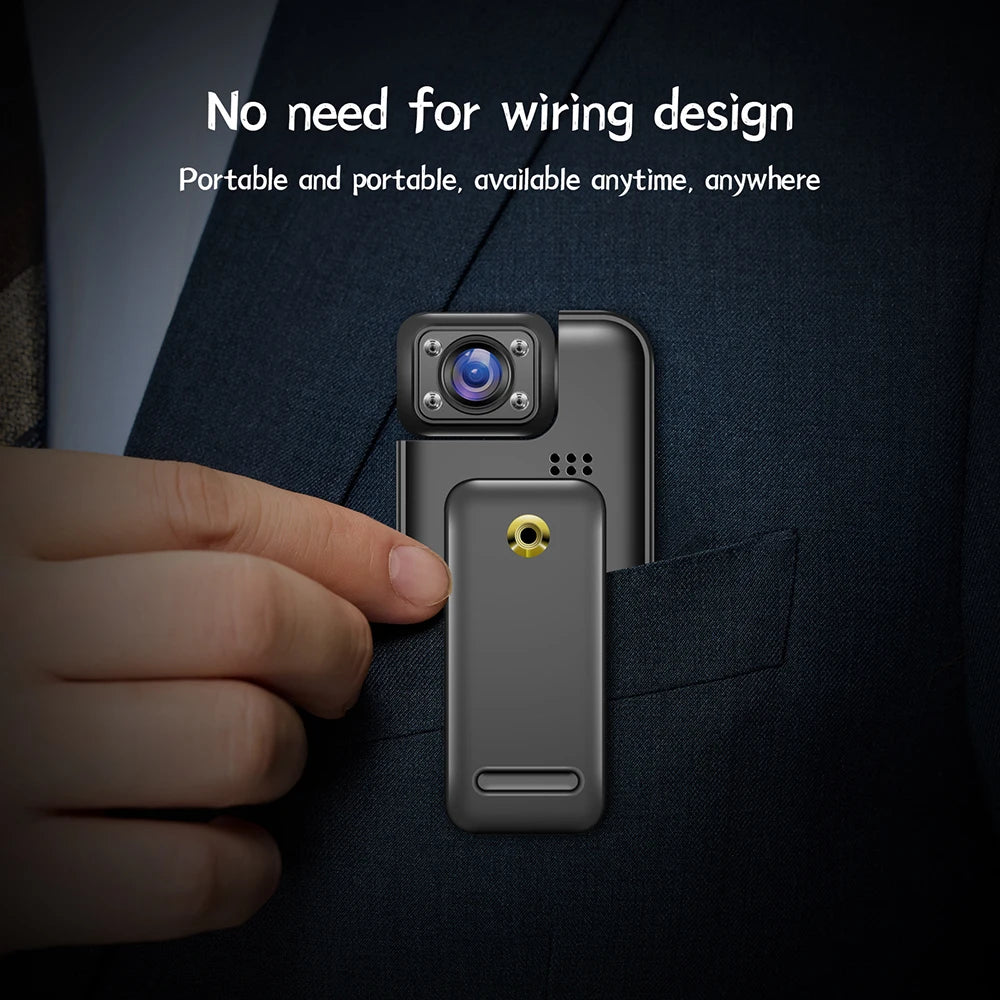 4K 2K 1080P Mini WiFi Camera Portable Digital Video Recorder BodyCam 1080P Infrared Night Vision Police Cam Small Bike Camcorder
