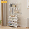 Shoe Rack Simple Door Household Integrated Hanger Multi-layer Storage Shoe Cabinet Floor Rack Shoes