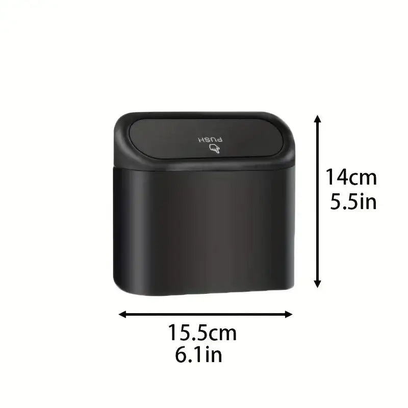 Car Trash Can (with Lid) Contains 60 (300) Garbage Bags, Small Car Trash Can, Leak-proof Mini Car Accessories