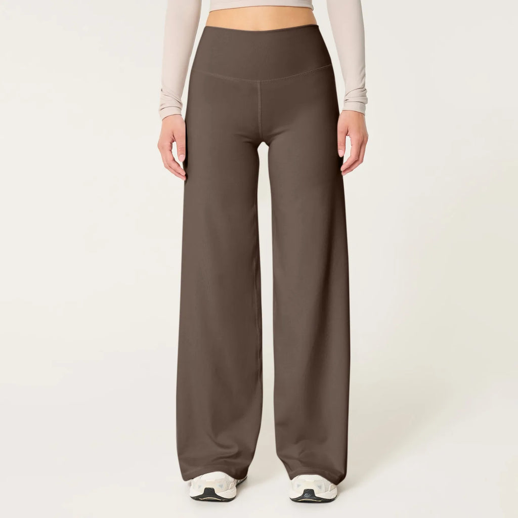 Nuevos pantalones deportivos para mujer, estilo casual de negocios, leggings de yoga, pantalones elásticos largos con cintura alta.