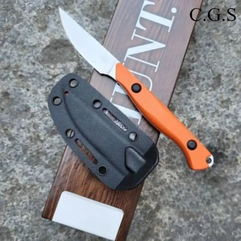 BM 15700 Messer mit feststehender Klinge, Nylon-Boltaron, Outdoor-EDC-Multitool, tragbares Survival-, Camping- und Angelmesser mit gerader Klinge
