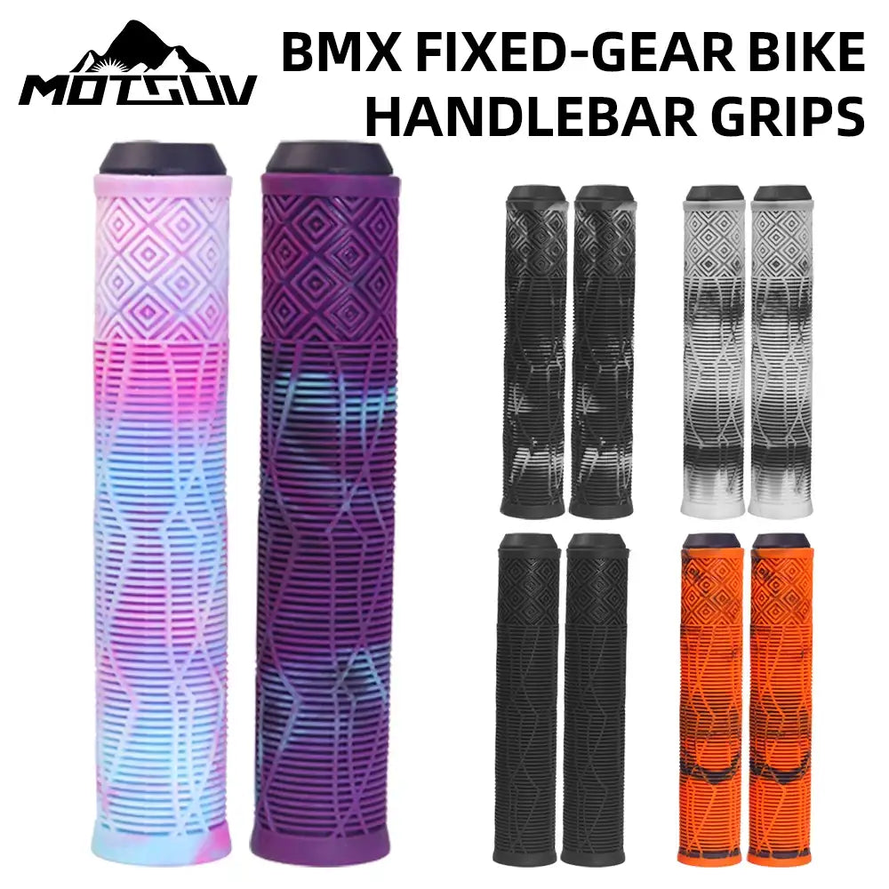 MOTSUV 1 Paar Gummigriffe für Fahrradlenker, verlängert, weich und rutschfest, 160 mm Länge, MTB-Lenkergriffe, Fahrradteile