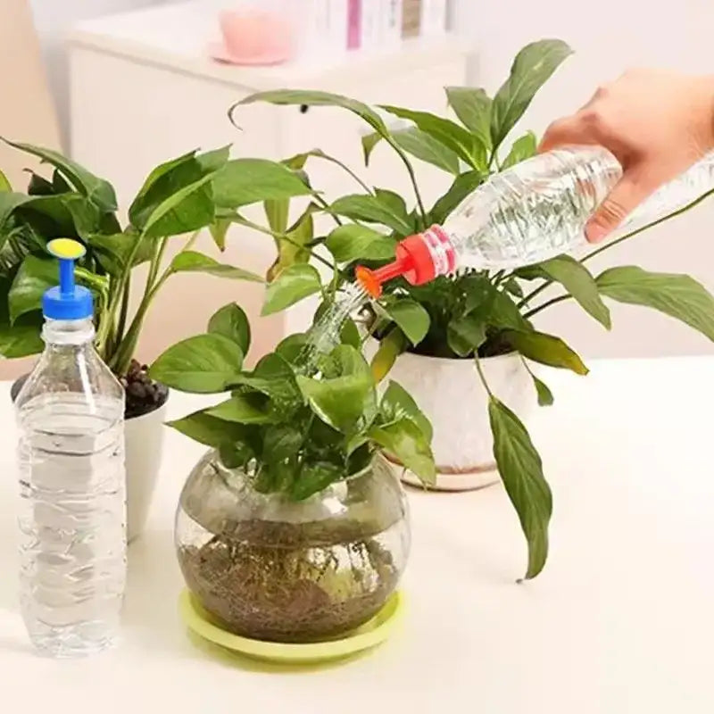 3pcs Garden Plant Watering Sprinkler Flower Watering Bottle Cap Nozzle Irrigation Head Sprayer For Indoor Outdoor Potted Plant