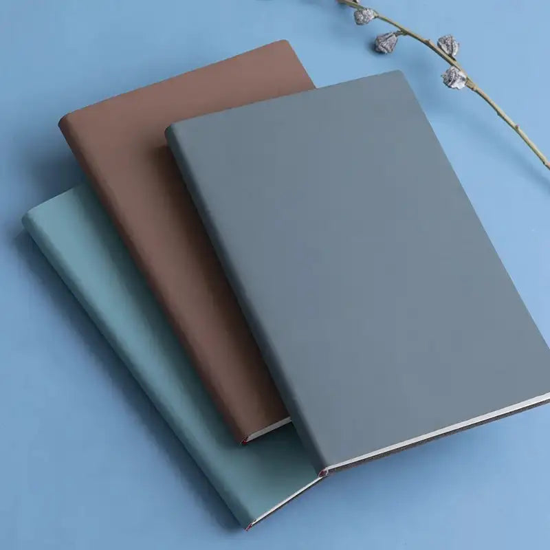 Cuaderno de piel sintética A5 de tapa blanda, diario impermeable para escribir, agenda bonita para tomar notas de viajes, material de oficina y escolar, regalo para mujeres y hombres