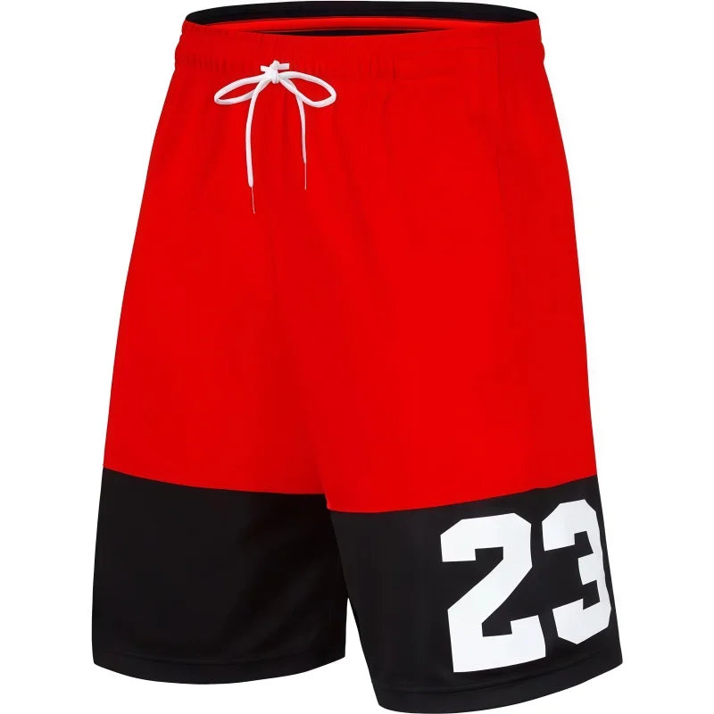 Short de Basket-ball 23, très respirant, séchage rapide, short de sport tendance, short de basket-ball ample et respirant pour la gym