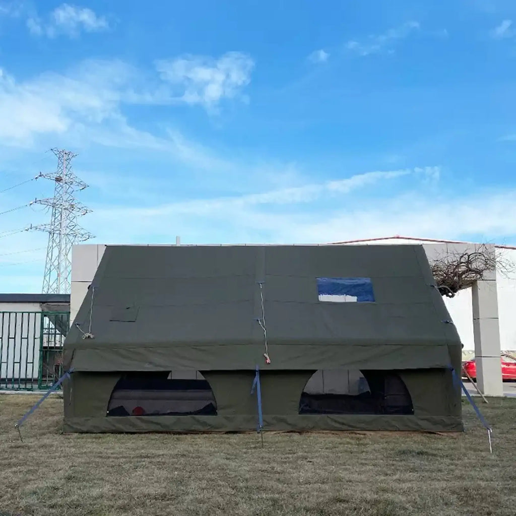Tente de glamping gonflable PAKICETUS, abri familial 4 saisons résistant aux intempéries avec pompe manuelle