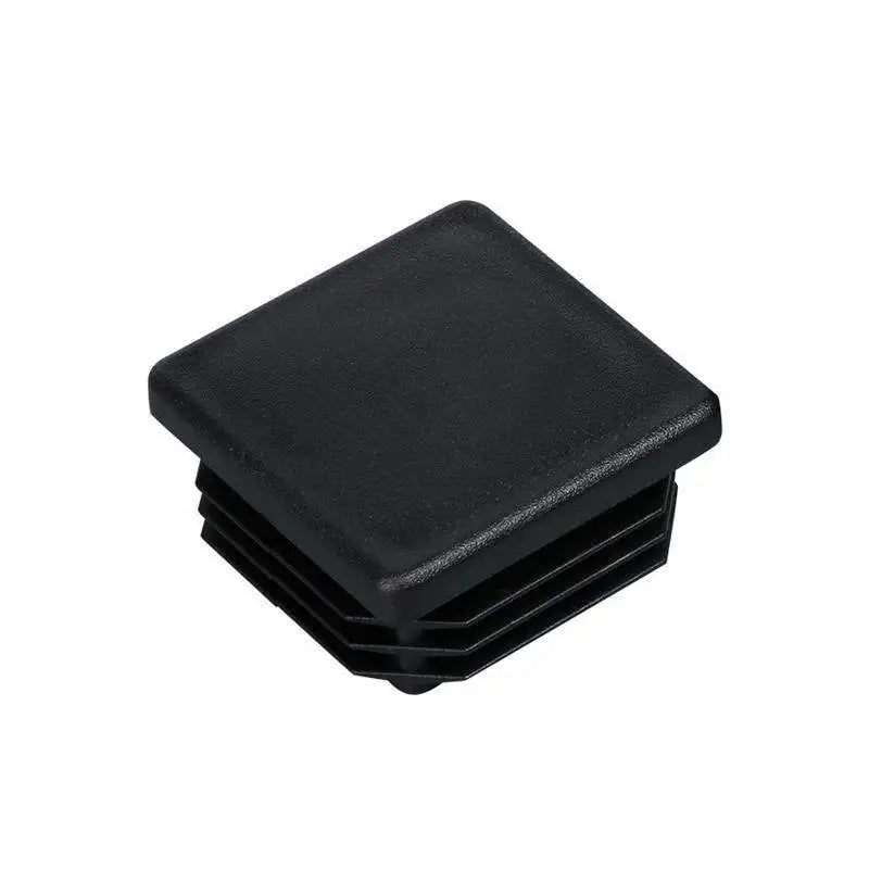 13x13mm-120x120mm Square Plastic Black Blanking End Caps Furniture Leg Tube Pipe Inserts Plugs Bung Decorative Dust Cover