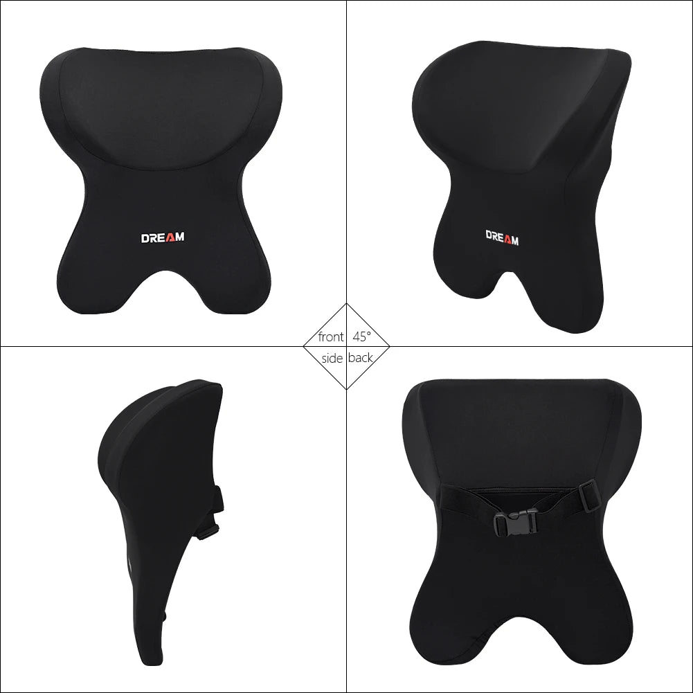 Car Lumbar Support Headrest Neck Pillow Support Universal Soft Neck Pillows Cushion Car Memory Foam Lumbar Pillow Back Support
